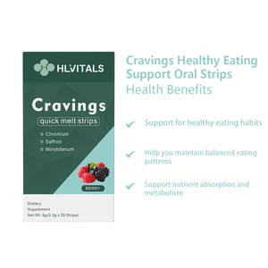 Cravings Control Quick Melt Strips with Chromium <b>Saffron</b> Molybdenum for Appetite Support Dietary <b>Supplement</b> - Product Image 3