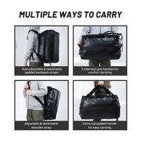Sacs de voyage pour moto en bâche PVC 500D imperméable, personnalisables, 45L, 60L, 80L, pour le tourisme et les sports de plein air