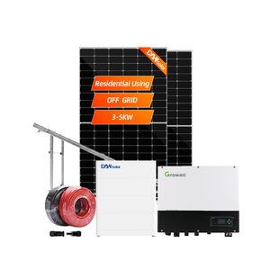 ระบบพลังงานแสงอาทิตย์ 5 กิโลวัตต์ Growatt แบบออฟกริด พร้อมแบตเตอรี่ 10 กิโลวัตต์ชั่วโมง - Product Image 1