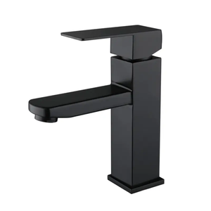 Più venduto 304 in acciaio inox singolo foro rubinetto lavabo caldo e freddo <span class=keywords><strong>nero</strong></span> <span class=keywords><strong>lavello</strong></span> <span class=keywords><strong>miscelatore</strong></span> - Product Image 1