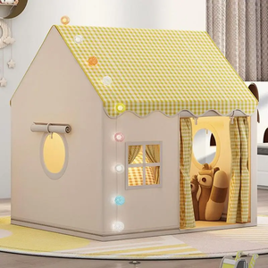 Trẻ em Trong Nhà Lều Mùa Hè Lâu Đài Công Chúa Ngôi Nhà Nhỏ dành cho Bé Trai và Bé Gái Nhà Chơi Giường Cho Bé Đồ Chơi Polyester 105x120x128cm - Product Image 2