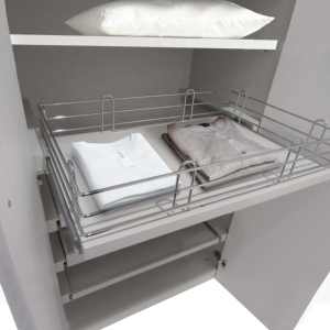 ESTANTE EXTRAÍBLE 87.2 CM GRIS PERLA - Product Image 1