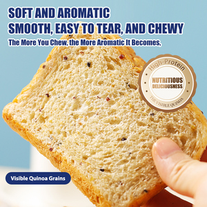 Cereali per Colazione Sani ad Alto Contenuto Proteico, Toast di Quinoa e Grano Intero, Senza Zucchero, Confezione da 1000g all'Ingrosso - Product Image 5