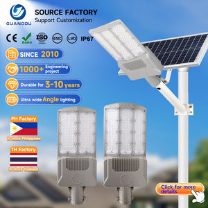 Lámpara Solar LED para Exteriores con Control Remoto, Impermeable IP67, de Aluminio Fundido a Presión, 100w 200w 300w 500w 600w 800w, con Panel Solar Separado - Product Image 1