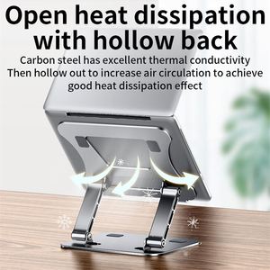 X1104-1 Ergonomic Aluminium Alloy Foldable <b>Computer</b> Stand Portable Laptop Stands Elevator Adjustable Laptop Stand for <b>Desk</b> - Product Image 2