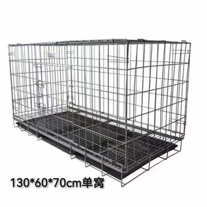 Büyük köpek kedi evi metal köpek sandık için katlanır tel pet kafesleri - Product Image 1