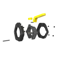 Pinces haltères à dégagement rapide, plaque de barre de poids verrouille les Clips de collier pour l'entraînement, l'haltérophilie, l'entraînement physique