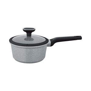 UCC Life16 Batterie de cuisine 16 pièces <span class=keywords><strong>en</strong></span> aluminium avec revêtement antiadhésif effet granit, compatible lave-vaisselle, avec marmite à soupe et ustensiles de cuisson <span class=keywords><strong>en</strong></span> <span class=keywords><strong>pierre</strong></span> de Maifan marbrée - Product Image 5
