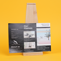 Personnalisable Pas Cher Catalogue Brochure Flyer Impression Carton Kraft Offset Duplex Board-Notices d'instruction de haute qualité Affiches