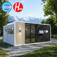 Maison conteneur préfabriquée moderne et extensible de 40/20 pieds, prête à l'emploi, 2, 3, 4 ou 5 chambres, villa préfabriquée, maison portable