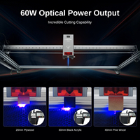 Meilleur prix, graveur laser DIODE de bureau 60W 1000x1500mm, machines de gravure et de découpe laser miniatures personnalisées, bois, papier, caoutchouc