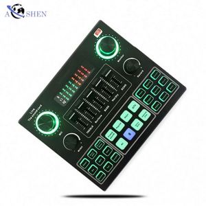 Interfaz de Mezcla de Audio F9 al por Mayor, Tarjeta de Sonido Externa USB para Estudio y Micrófono en Vivo con Bluetooth para Teléfono y Computadora - Product Image 2