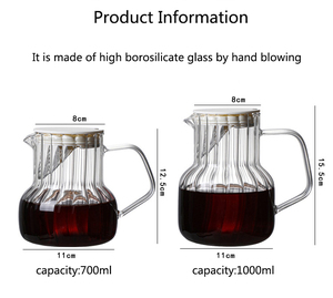 <span class=keywords><strong>ชุด</strong></span>เครื่องชงกาแฟแบบกรอง 700/1000 มล. ทำจากแก้วโบโรซิลิเกตคุณภาพสูง พร้อมที่กรอง<span class=keywords><strong>กาแฟ</strong></span> สำหรับใช้ในบ้านหรือร้านกาแฟ - Product Image 5