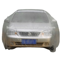 Housse de voiture imperméable en plastique transparent, garage intérieur
