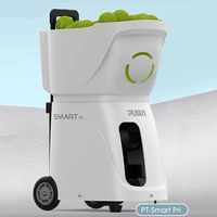 Lanceur de balles de tennis automatique professionnel PUSUN PT Smart Pri en ABS, contrôlé par application, portable, pour joueurs