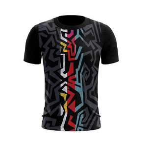 T-shirt Homme Imprimé à Manches Courtes Col Rond Grande Taille Personnalisable Qualité Export Vente en Gros Mode Sportive Décontractée Écologique - Product Image 5