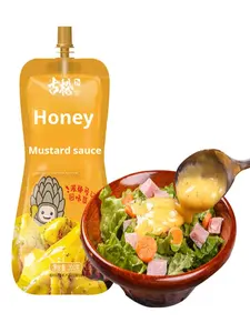 Salsa de <span class=keywords><strong>Mostaza</strong></span> y <span class=keywords><strong>Miel</strong></span> Furusugi 200g Hecha en China, Aderezo para Ensaladas de Uso Doméstico para <span class=keywords><strong>Pollo</strong></span> Frito, Hamburguesas y Aperitivos - Product Image 5