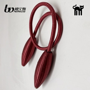 Attaches de rideaux magnétiques en polyester créatives <span class=keywords><strong>à</strong></span> installation libre pour la décoration de fenêtres de salon, tringles <span class=keywords><strong>à</strong></span> rideaux durables - Product Image 1