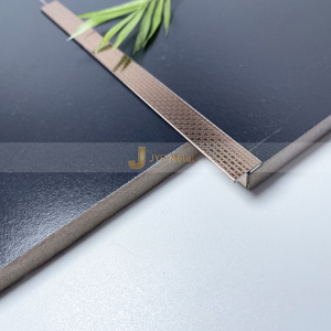 Bande de finition en forme de T pour carrelage 201 304, taille personnalisée, acier inoxydable décoratif, finition en forme de T - Product Image 1