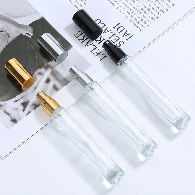 Refillable Mini Spray Bottle 5ml 10ml 15ml 30ml 50ml 100ml Perfume Tester Screw Cap Custom Logo