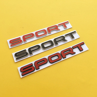 Badge de voiture personnalisé en métal 3D, emblème sportif de coffre de voiture pour Land Rover Range Rover Evoque