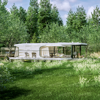 Cloud Series H45 Maison modulaire préfabriquée résistante aux ouragans Maison de capsule d'hôtel durable