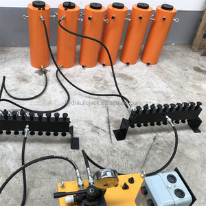 Miglior prezzo 6 punti personalizzato stazza 100 Ton elettrico martinetto idraulico cilindro per il sollevamento case modulari - Product Image 1