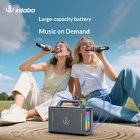 Système audio karaoké XDOBO BMTL Party+Play pour enceinte 5.3 200W, carte son tout-en-un avec batterie pour utilisation en extérieur