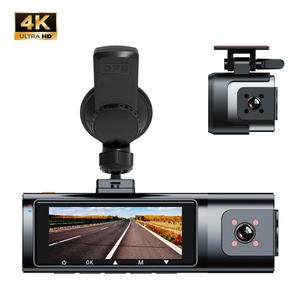 <span class=keywords><strong>Cam</strong></span>éra de voiture 4K 3 canaux Enregistrement en boucle cachée à 170 ° GPS et Wi-Fi Vision de nuit <span class=keywords><strong>Cam</strong></span>éra de tableau de bord universelle avec boîte noire pour toutes les voitures - Product Image 2