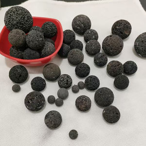 Piedra de <span class=keywords><strong>lava</strong></span> roja porosa de roca volcánica de basalto para filtro de agua, tratamiento de aguas residuales, mineral no metálico, nido de abeja Natural poroso - Product Image 4