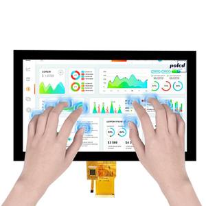 Polcd <span class=keywords><strong>10.1</strong></span> pouces écran tactile RGB LVDS interface Multi-touch capacitif écran tactile affichage TFT <span class=keywords><strong>LCD</strong></span> Modules - Product Image 1