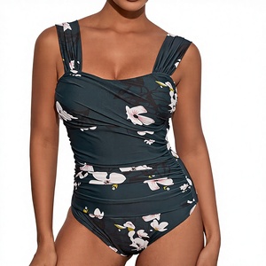 <b>White</b> Black Floral Brazilian 2-Piece <b>Bikini</b> 2026 Fashion High Cut Backless Push up Seaside Swimsuit - Product Image 3