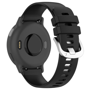 Bracelet de montre intelligente en silicone souple réglable et durable 18 mm/20 mm/22 mm pour Garmin Vivoactive 6 5 <span class=keywords><strong>Sport</strong></span>, bracelet de remplacement - Product Image 4