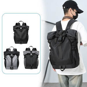 Mochila para Portátil con Parte Superior Enrollable Personalizada, Fácil Acceso, Antirrobo, para Senderismo, Campamento, Uso Diario, con Puerto USB, Accesorio de Viaje y Oficina - Product Image 3
