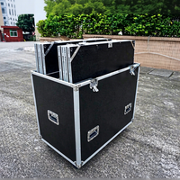 Plateforme de scène mobile en aluminium de 30 mm pour transport de matériel, avec système araignée