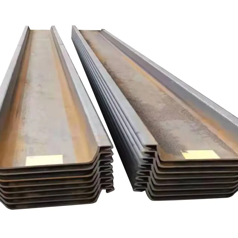 12m Heavy Q235/Q345/Q355 Steel Sheet Pile Q Metal Steel With Welding Cutting Bending Services