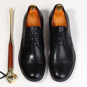 Chaussures de conduite décontractées en cuir pour hommes, imperméables, respirantes, antidérapantes, rehaussantes, au design moderne et épuré - Product Image 3