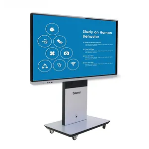 Xách tay 55-110 inch màn hình cảm ứng bảng thông minh tương tác kỹ thuật số bảng cho lớp học phòng họp cho bảng tương tác