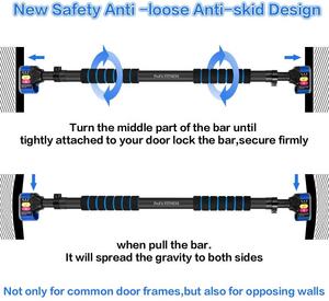 <span class=keywords><strong>Barre</strong></span> <span class=keywords><strong>de</strong></span> traction Wellshow Sport pour porte, <span class=keywords><strong>barre</strong></span> <span class=keywords><strong>de</strong></span> traction pour le haut du corps, <span class=keywords><strong>barre</strong></span> d'exercice, verrouillage <span class=keywords><strong>de</strong></span> sécurité, sans vis, sans outils, sans perçage - Product Image 5