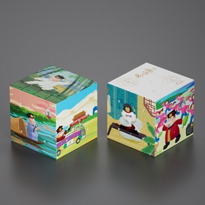 Logotipo personalizado DIY impresión UV 4X4X4 cubo mágico promocional rompecabezas regalo cubo niños juguete educativo - Product Image 3