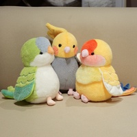 Produk Terlaris Mainan Boneka Grosir Serbaguna Kawaii dan Cantik Mainan Burung Beo 25cm Boneka Lembut untuk Anak