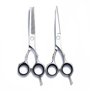 Hairdressing Scissors 5.5 Inch Flat Thinning Shears Professional Salon Styling Tools Set Stainless Steel Durable - Product Image 1