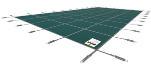 Couverture de sécurité pour piscine rectangulaire, couverture d'hiver pour piscine, triple couture, maille haute résistance, matériau PP avec bonne perméabilité à la pluie - Product Image 3