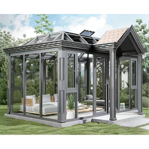 Solárium con Marco de Aluminio y Vidrio Laminado, Resistente a Tifones, Aislamiento Térmico, Impermeable, Personalizado para Villas Costeras, Hoteles, Dormitorios y Parques - Product Image 1