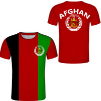 T-shirt Nuoxin personnalisé surdimensionné de haute qualité à manches courtes T-shirt drapeau afghan pour l'événement de célébration