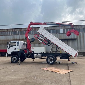 Chargement automatique articulé par flèche hydraulique <span class=keywords><strong>de</strong></span> HAOY avec la <span class=keywords><strong>grue</strong></span> montée par <span class=keywords><strong>camion</strong></span> <span class=keywords><strong>de</strong></span> <span class=keywords><strong>bras</strong></span> pliants <span class=keywords><strong>de</strong></span> <span class=keywords><strong>benne</strong></span> basculante <span class=keywords><strong>de</strong></span> 4 tonnes - Product Image 6