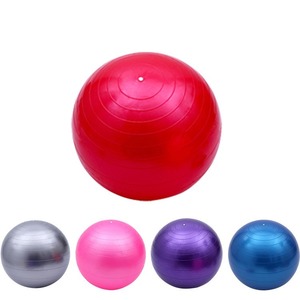 Yoga Fitness Ball 75cm Purple Durable For Exercise And Yoga - Product Image 5
