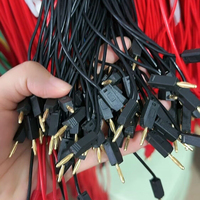 Cable de prueba de línea de cable Banana Plug de linterna de 2mm para multímetro 5 colores