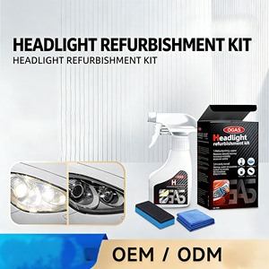 Kit di Restauro Fari Auto - Liquido di Rivestimento Senza Carteggiatura, Detergente per Ingiallimento e Opacizzazione, Soluzione Lucidante - Product Image 5