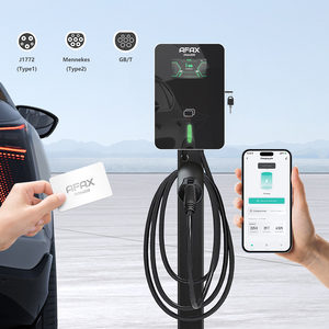 Station de charge rapide murale AFAX Type2 Type1Ip54 OCPP1.6 22KW Ev Ac 7KW pour le commerce et la maison - Product Image 1